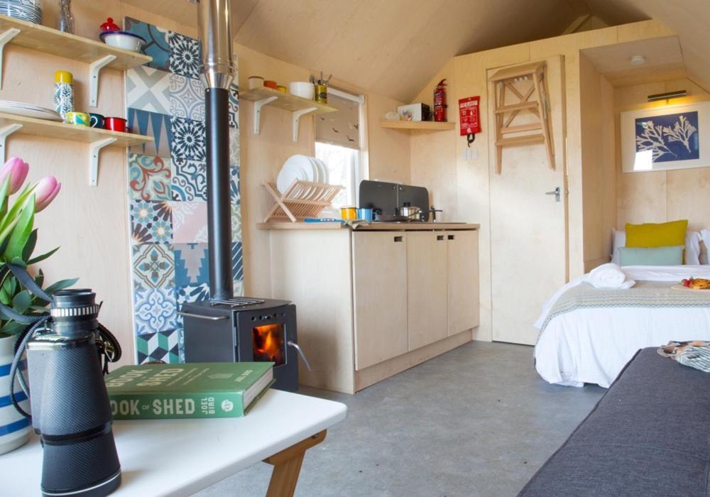 St Oswald Beach Hut Alnmouth Buitenkant foto