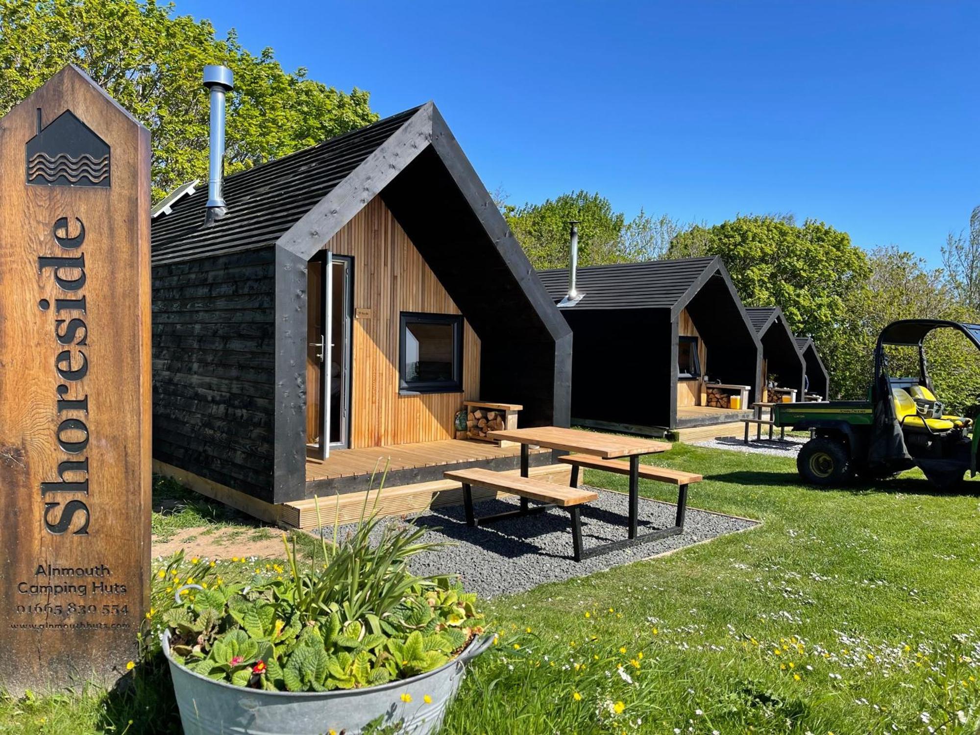 St Oswald Beach Hut Alnmouth Buitenkant foto