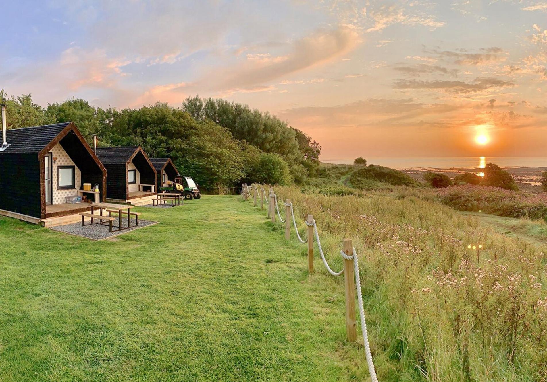 St Oswald Beach Hut Alnmouth Buitenkant foto